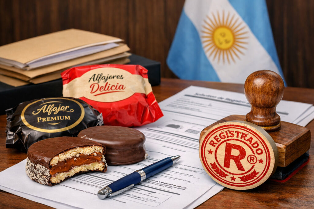 registrar marca de alfajores en argentina