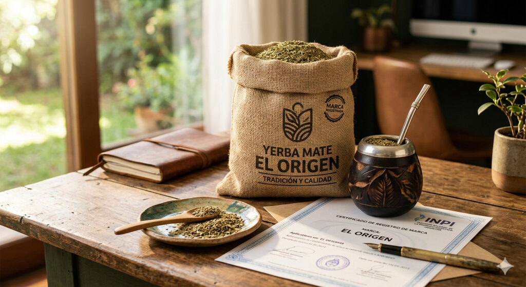 Trámite de registro de marca de yerba mate ante el INPI Argentina