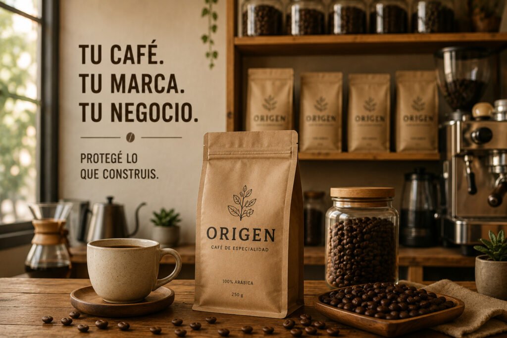 Registrar marca de café y cafetería en Argentina. Protección legal para marcas de café de especialidad, coffee shops y cafeterías.
